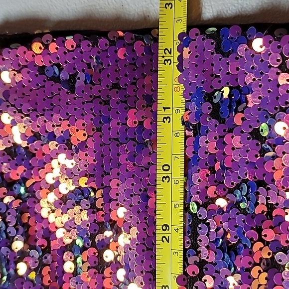 Forever 21 sequin dress 1X mini barbiecore bodycon New Years Party! - Picture 6 of 9